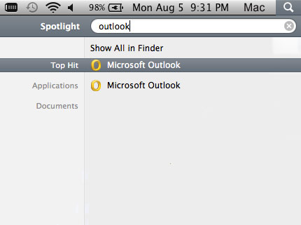outlook 2011 for mac slowing down computer